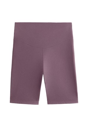 OYSHO COMFORTLUX HIGH-RISE 20cm BIKER - Biciklističke kratke hlače - purple