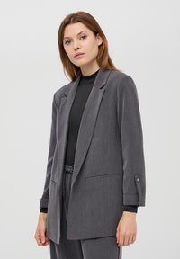 Terranova APERTO CON MANICA A TRE QUARTI - Blazer - grigio scuro melange