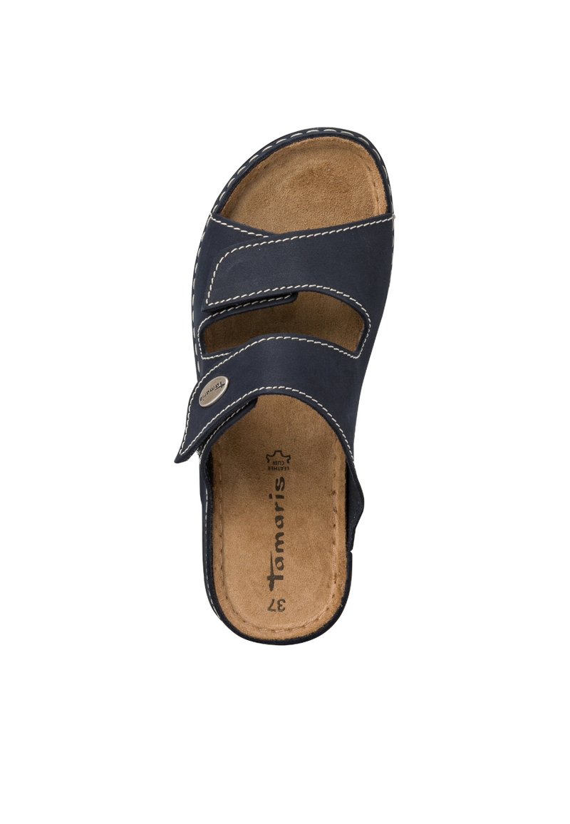 Damen Sneaker | Tamaris Pantolette flach navy/dunkelblau - QD94698 Damen Sneaker | Tamaris Pantolette flach navy/dunkelblau - QD94698