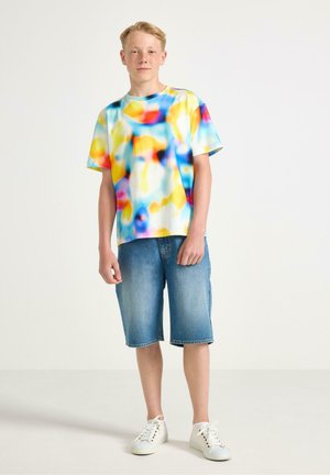 Lindex, LINDEX T-SHIRT WITH ALLOVER PATTERN LINDEX - Printtipaita - off white
