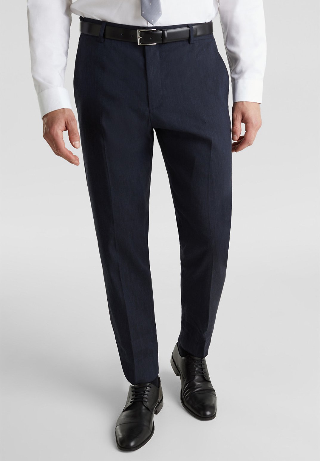 Pantalon De Costume Homme BlueBlack Belluno - Coupe Slim, Taille Adjustée, Pour Tenue Élégante Et Formelle
