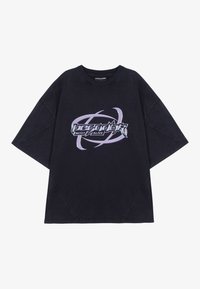 MILL BOXY TEE - Trükipildiga T-särk - vintage black