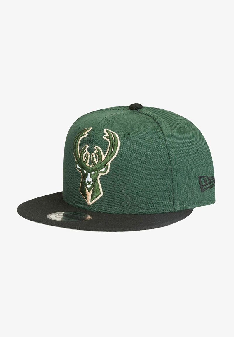 New Era 9FIFTY LOGO MILWAUKEE BUCKS - Casquette - dark green