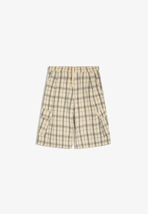 Bershka, ELASTICATED WAISTBAND - CARGO SHORTS - Shortsit - sand