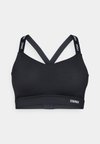 POWER BRA - Keskmiselt toetav spordirinnahoidja - black