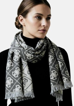 Guess, SCIARPA DONNA ORLINA LG SCARF 4G JQRD 80X180 BLACK/WHITE - Bufanda - nero