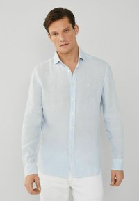 Hackett London GARMENT DYE - Košeľa - sky blue