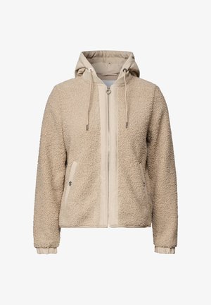 Street One, TEDDY JACKET WITH A DETACHABLE HOOD - Veste polaire - soft sand