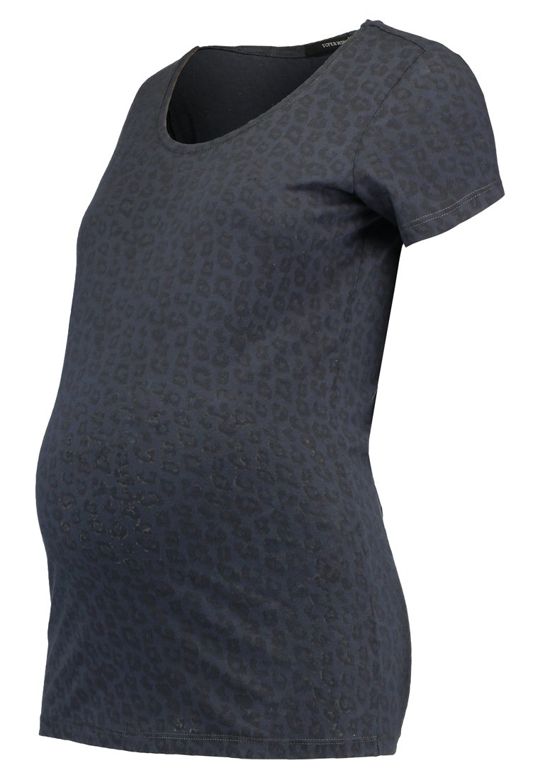 Supermom T-shirt print grijs