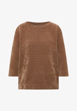 Cecil, 3/4-ARM SHIRT AUS CORD MIT BOAT NECK - Blouse - creamy mocha