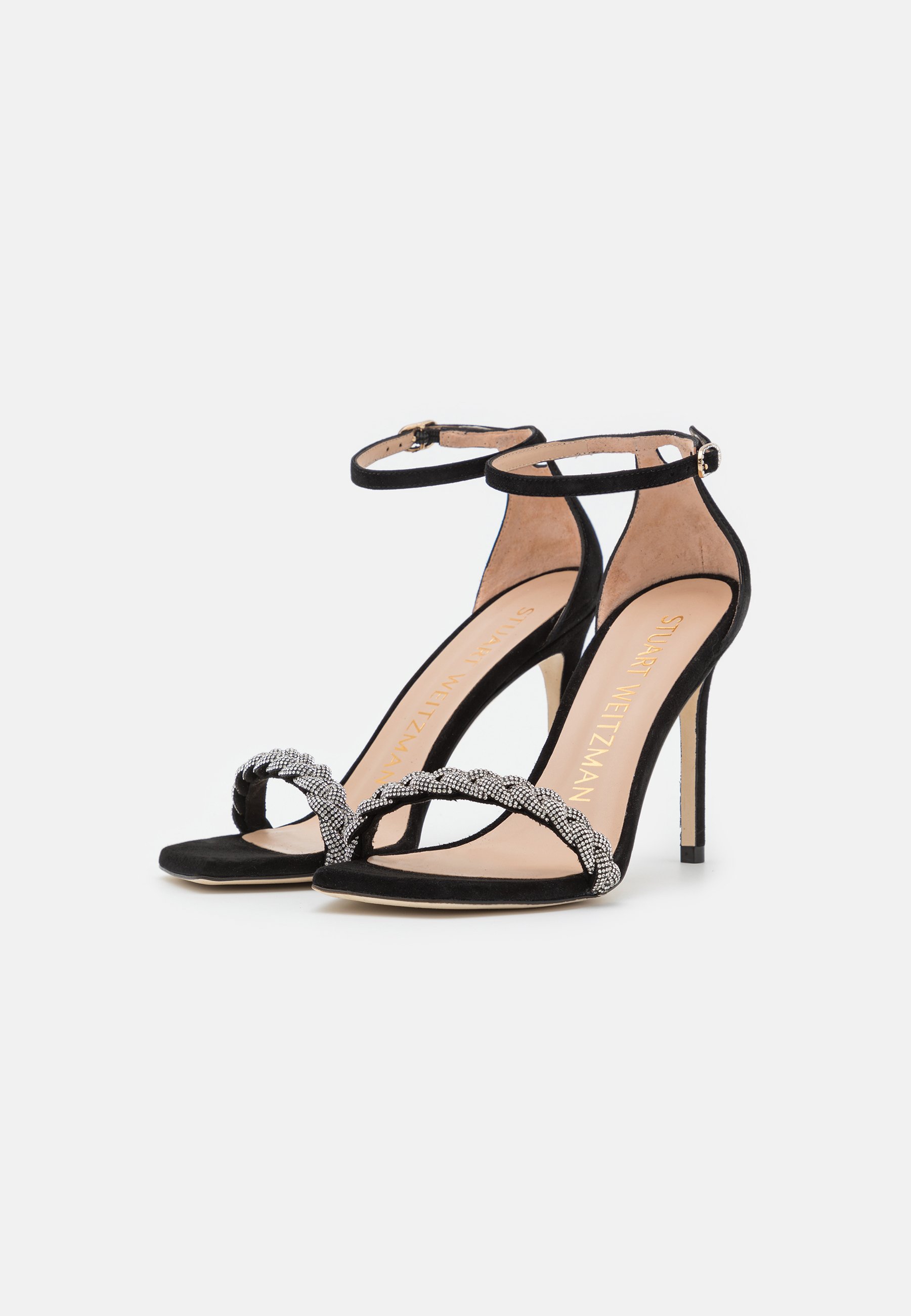 stuart weitzman lace up heels