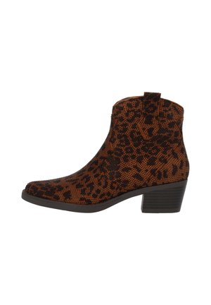 NERIRA - Cowboy/biker ankle boot - leo glitzer