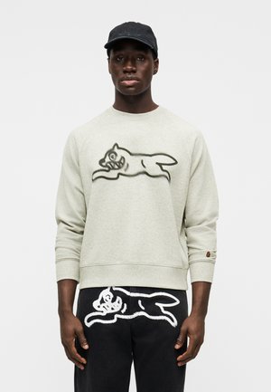 SPRAY PAINT RUNNING DOG CREW NECK - Felpa - heather grey