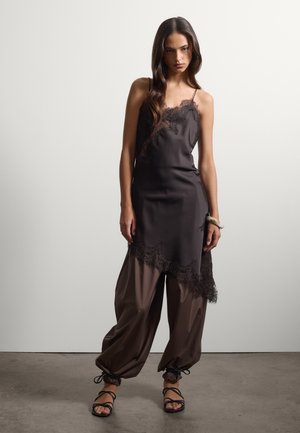 Stefanel, FITTED DRESS. - Vestido informal - dark brown