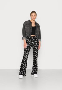 Hollister Co. BARE RUCHED BUST - Top - casual black
