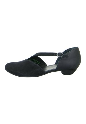 GRACE - Ankle strap ballet pumps - schwarz