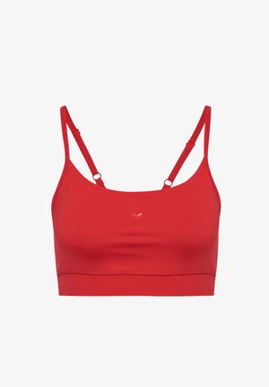 Hummel, HUMMEL HMLPRIMA MEDIUM SUPPORT BRA - Sport-bh met light support - chinese red