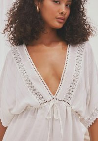 Next TRIM COVER-UP KAFTAN - Robe de jour - white