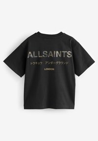 smALLSAINTS REGULAR FIT - CREW - Triko s potiskem - black metallic