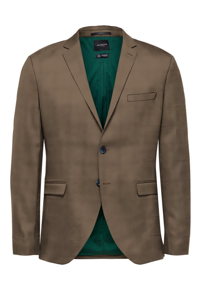 Selected Homme Veste De Costume Brownie Marron Zalando Fr