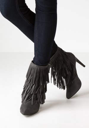 Bottines à talons hauts - grey