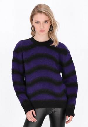 Maglione - black/purple