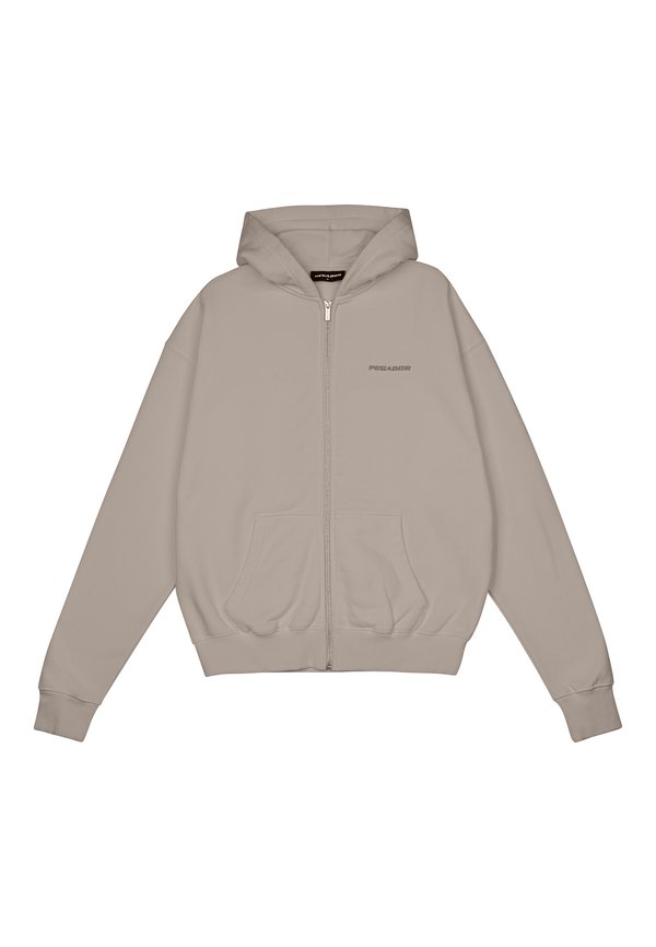 LOGO OVERSIZED JACKET - Zip-up sweatshirt - vintage dark stone4