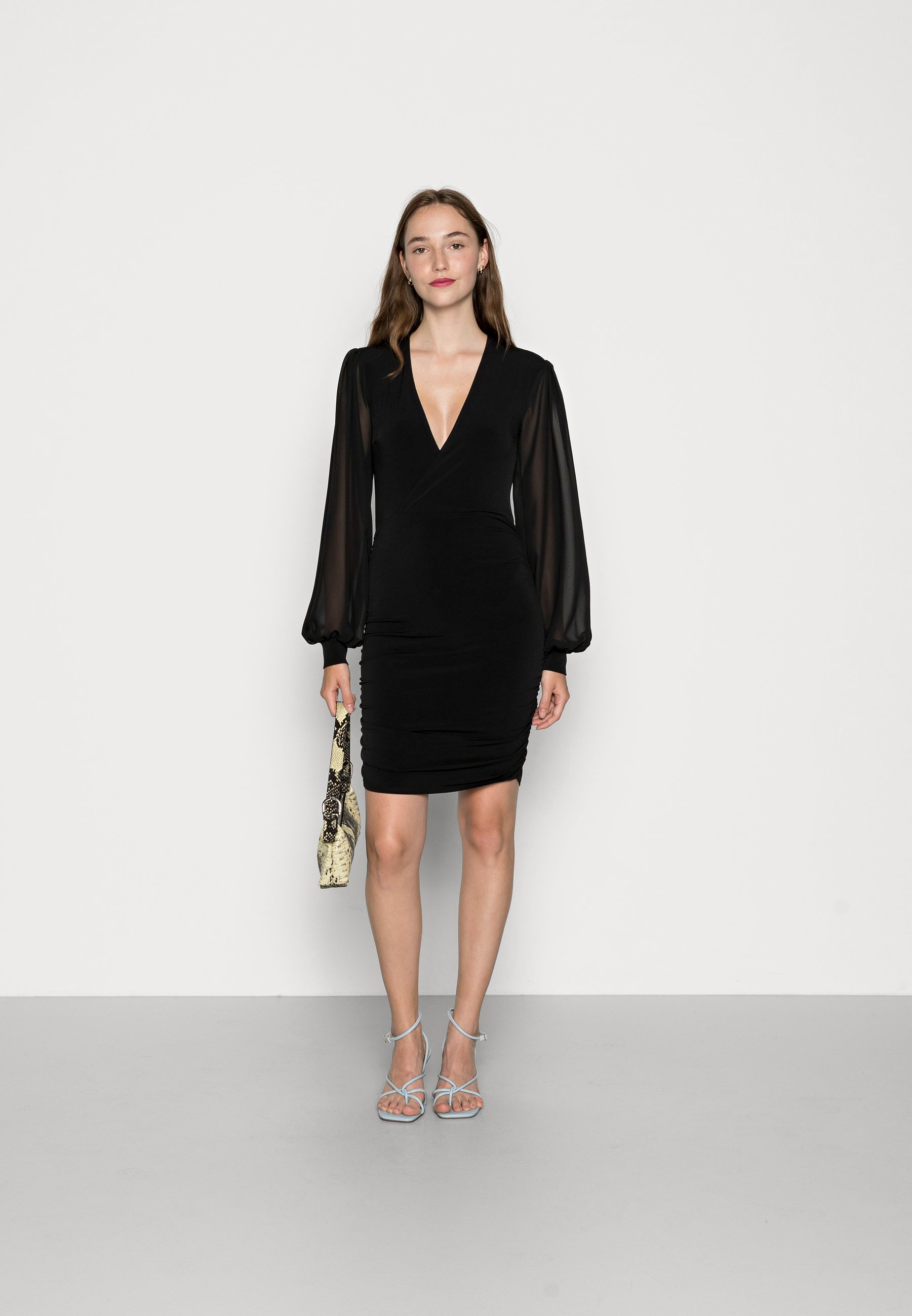 Nly by Nelly SLEEVE DRESS - Cocktailjurk - black/zwart - Zalando.nl