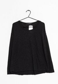 Mango Langarmshirt - black