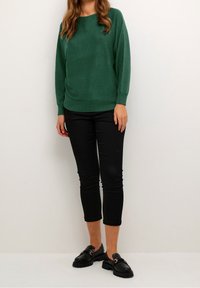 Culture Stickad tröja - dark green