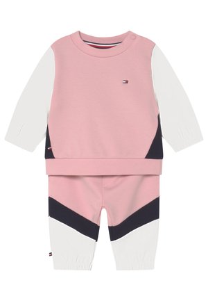 BABY COLORBLOCK SET - Long sleeved top - pink shade