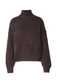 SOFT TOUCH TURTLENECK PULLOVER - Maglione - choco