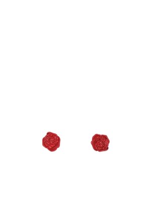 Pendientes - rojo oscuro