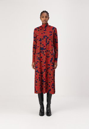 Marimekko, CAVEA UNIKKO - Vestito casual - brick red/blue