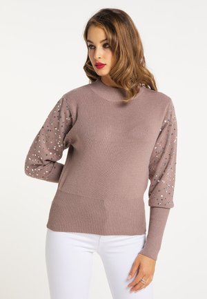 FAINA IMANE - Jumper - dunkeltaupe