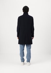 Tommy Hilfiger STAND COLLAR MIX COAT - Klasičan kaput - desert sky