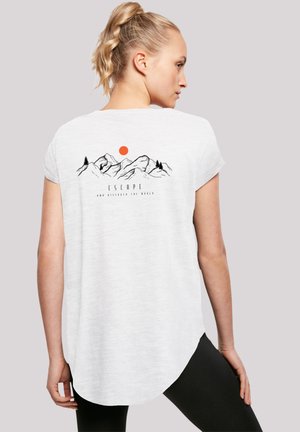 DISCOVER THE WORLD - Print T-shirt - weiß