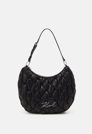 SIGNATURE KUILT HOBO - Handtasche - black