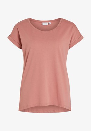 VILA, VIDREAMERS NEW PURE T-SHIRT-NOOS - Camiseta básica - old rose
