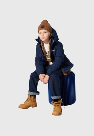 Timberland, PARKA À CAPUCHE - Veste d'hiver - bleu cargo