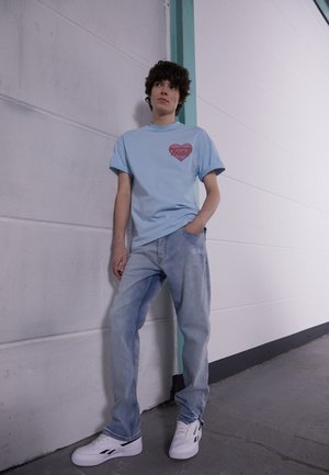 CARPE DISTRESSED ANKLE - Jeans straight leg - washed light blue