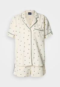 Neselectat, off-white/green