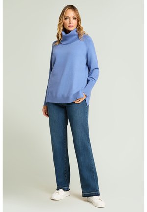 WINTER TOUCH CON COLLO STACCABILE - Pullover - bluette