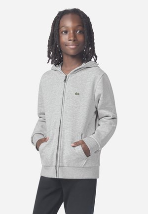 Lacoste CORE FULL ZIP UNISEX - Sudadera con cremallera - light grey