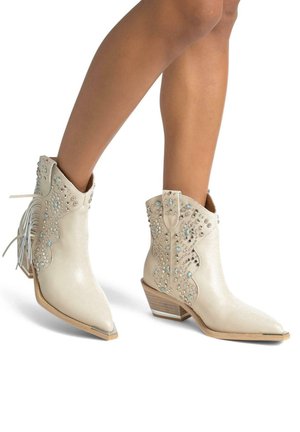 SIN CIERRE - Bottines de cowboy / motard - piedra