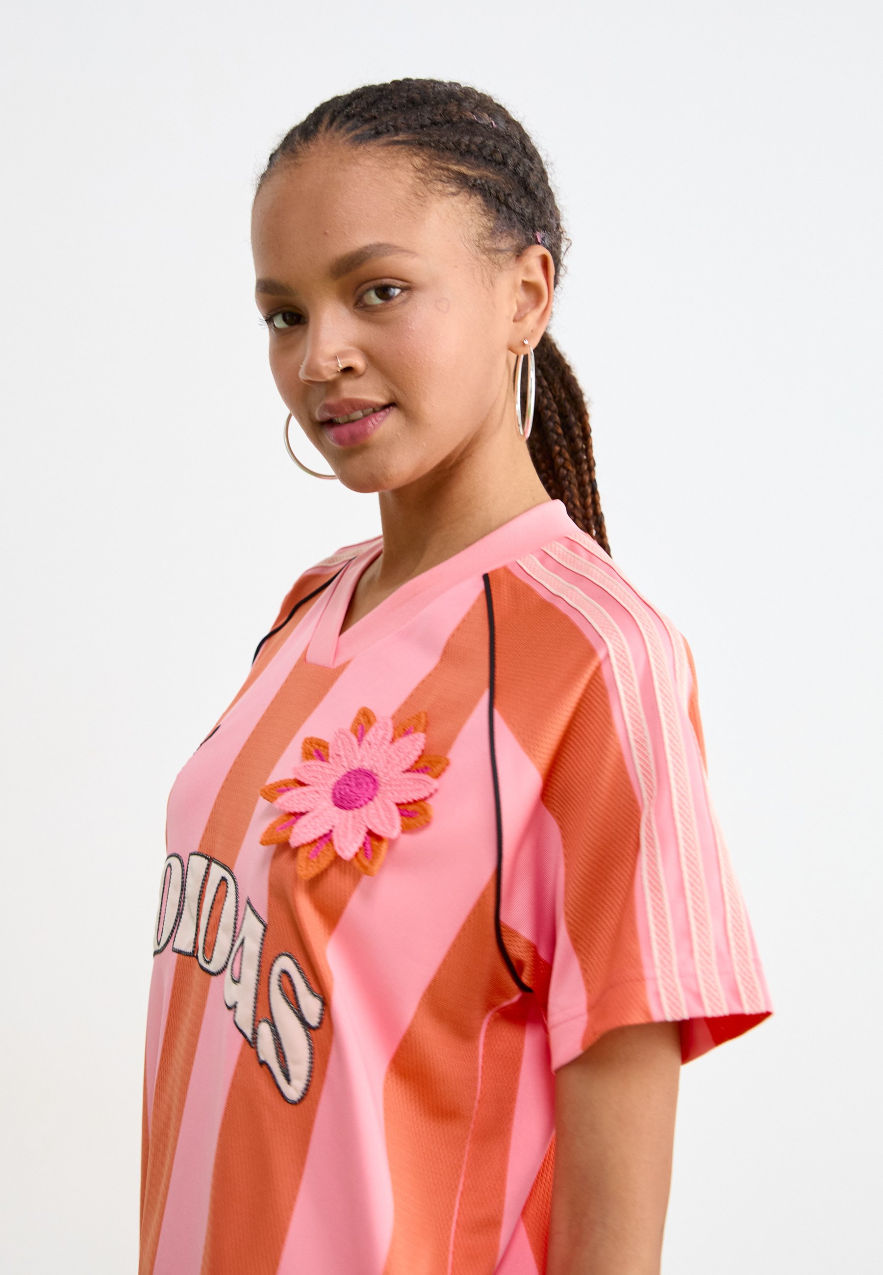 adidas Originals Print T-shirt - semi pink spark/solar