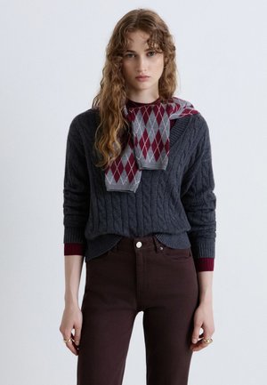 Calliope, MAGLIA TINTA UNITA - Jumper - grigio antracite melange