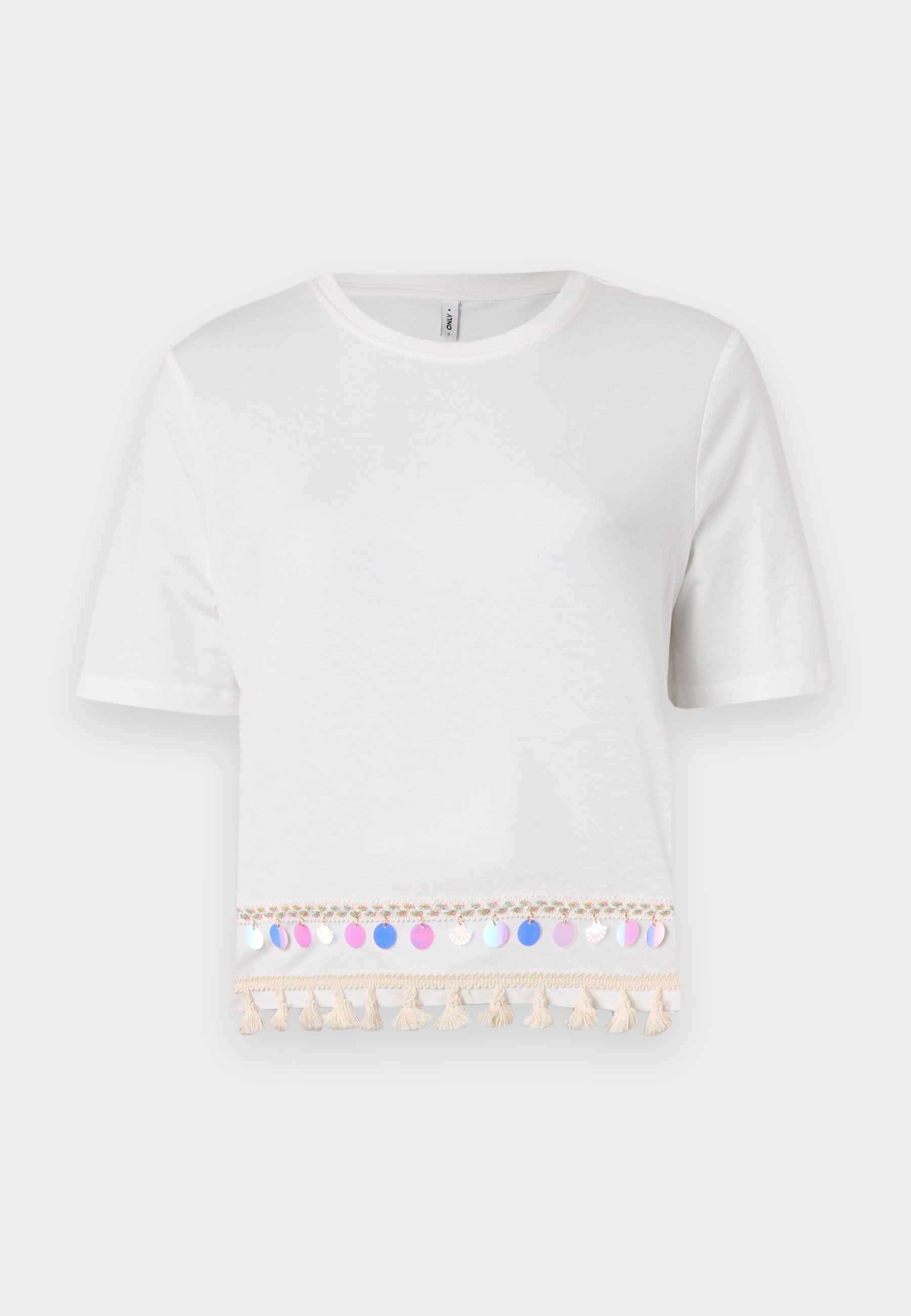 T-SHIRT OVERSIZE MOODS BIAŁY