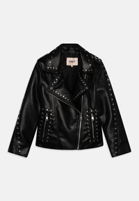 ONLY GIRLS KOGSIA STUDDED BIKER  - Chaqueta de cuero sintético - black