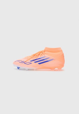 F50 LEAGUE FG/MG - Jalkapallokengät kiinteälle alustalle - beam orange/lucid blue/ftwr white